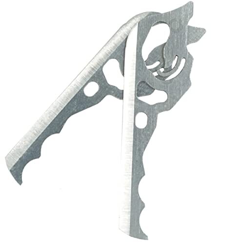 RAGE Broadheads Replacement Blades for Hypodermic NC Crossbow � 3 Pack, Silver,