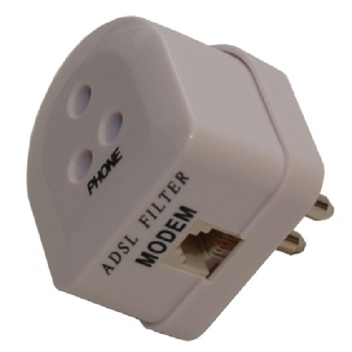 Filtro Adsl Modem Internet Telefono Tripolare hsb