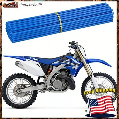 72Pcs Motorcycle Dirt Bike Spoke Skins Covers Wraps Wheel Rim Guard Protector.