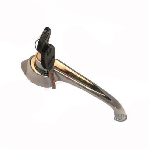 Vintage Locking Door Handle RHS Chrome Plated With Keys Morris Oxford Car  