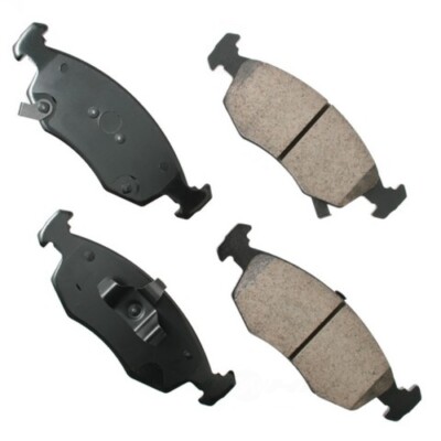 Disc Brake Pad Set-GAS, Natural Akebono EUR1568 fits 12-13 Fiat 500