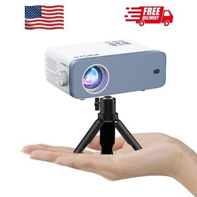Mini Projector, Voplls 1080P Full Hd Supported Video Projector, Portable Outdoor