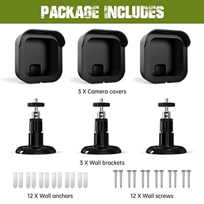 Aotnex Blink Outdoor Camera Mounts 3 pcs Weatherproof Protective Housing Cove...