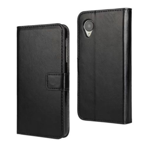 Funda Cartera Negra para LG Nexus 5