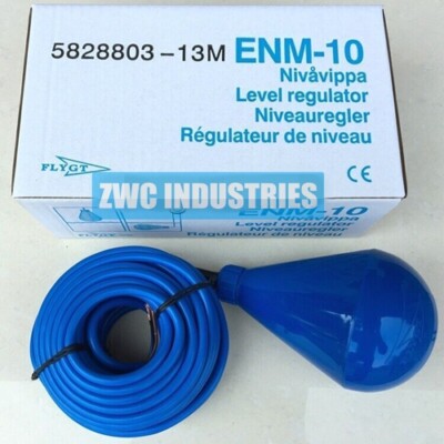 FLYGT ENM-10 13M Blue Bulb Type Water Level Controller Float Level Switch