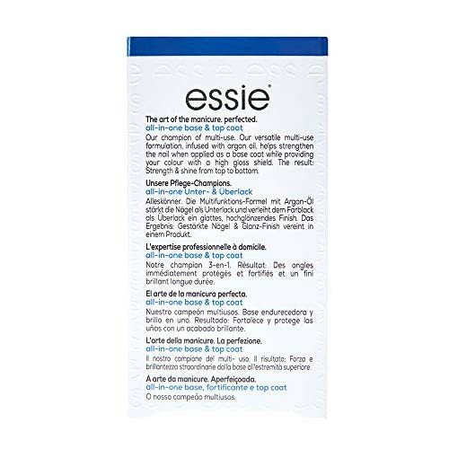 essie All-In-One Base Coat + Top + Strengthener Nail Polish, 0.46...