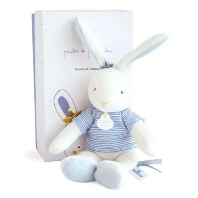 Doudou et Compagnie Paris Rabbit ''I'm A Sailor'' Poudre de Perlidoudou Bunny New