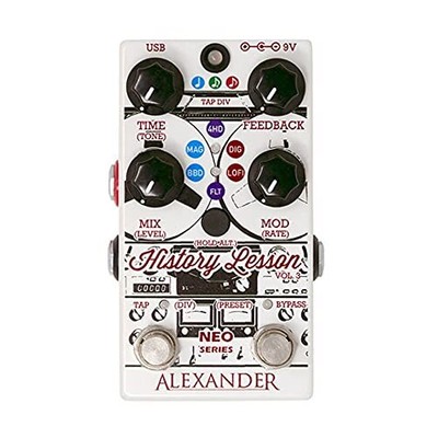 Alexander Pedals Guitar Effector Echo & Delay History Lesson Volume 3