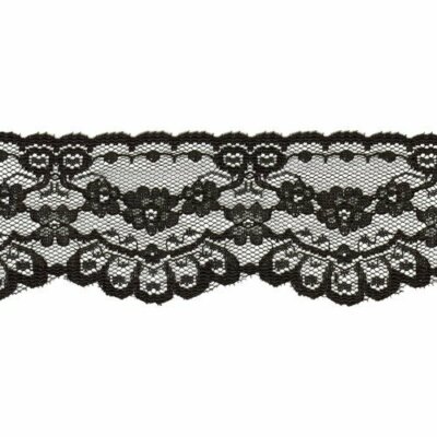 WRIGHTS Black Floral S Lace 2 1/4''  9 YARDS ON REEL #1832201031B