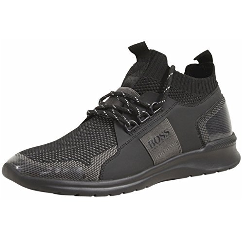 スニーカー HUGO BOSS Men Sneakers PARKOURLRUNNMXMT50474686 BLACK HUGO BOSS $199 Men's PARKOUR RUNN MEMX Sneakers 7-13 Shoes