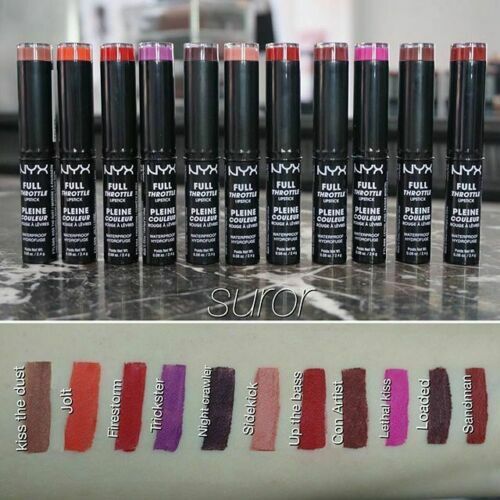 ポップス+ロック(邦楽) FULL THROTTLE LIPSTICK NEMOPHILA NYX Cosmetics NYX Full Throttle Lipstick, 0.08 oz - Walmart.com
