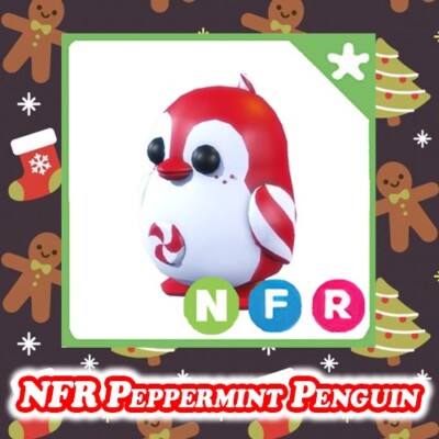 NFR Peppermint Penguin   NEW PET CHRISTMAS | Adopt from Me | CHEAP & TRUSTED
