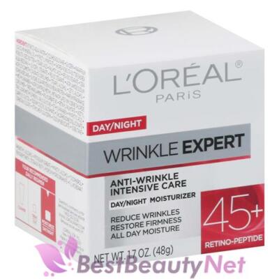 L'oreal Wrinkle Expert Anti Wrinkle Intensive Care Moisturizer 45+ 1.7oz / 48g