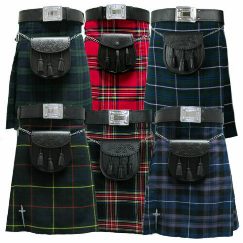 Scottish Men’s Kilt Sock Flashes Various Tartans Highland Kilt Hose Fl Pointed 292553 600x