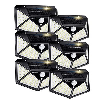 Motion Sensor Lighting Waterproof 100 Led 3 Pack