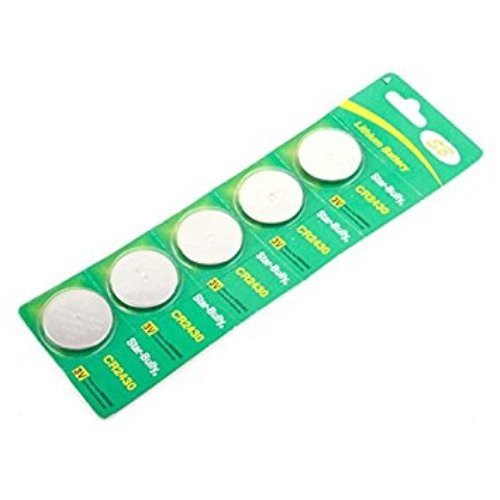 Confezione 5 Batteria Pila CR2430 Bottone Tonda Litio 3V hsb