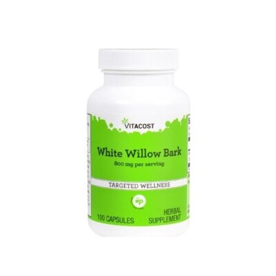 Vitacost White Willow Bark -- 100 Capsules - 2/2025