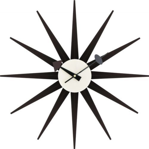 GEORGE NELSON ジョージ・ネルソン  Flutter Clock George Nelson Flutter Clock Brown | eBay