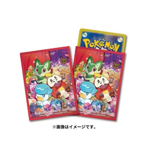 рукава для торговой карточной игры pokemon sprigatito fuecoco - отличный подарок