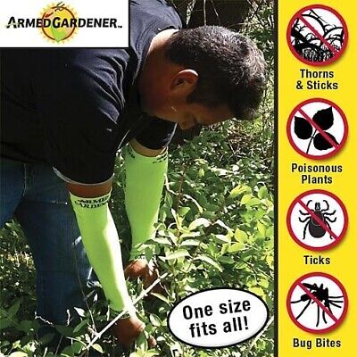 2 Pairs, Armed Gardener, Gardening Sleeves,Protect sun thorns bugs stickers ivy