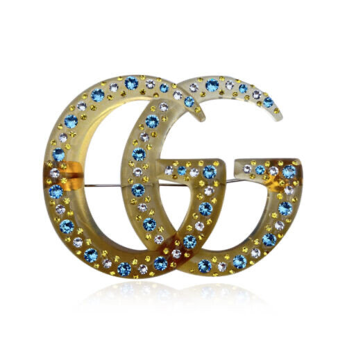 Gucci 豹のブローチ GUCCI グッチ ブローチ 蜂 ハチ Bee メタル ゴールド系