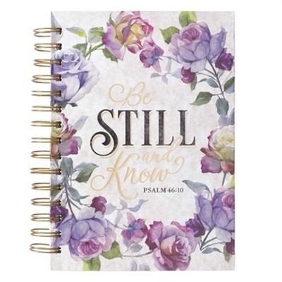 Journal Wirebound Large Be Still - Psa 46:10 (Hardback or Cased Book)