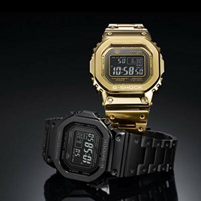 Pre-owned Casio G-shock Gmw-b5000gd-9jf Solar Radio Men's Watch Bluetooth In Box