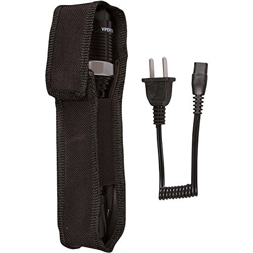 VIPERTEK T01 Stun Gun 500 BV Rechargeable with Adjustable  ZOOM LED Light