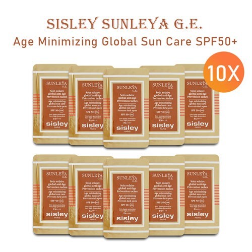 10 Packs Sisley Sunleya G.E. Age Minimizing Global Sun Care