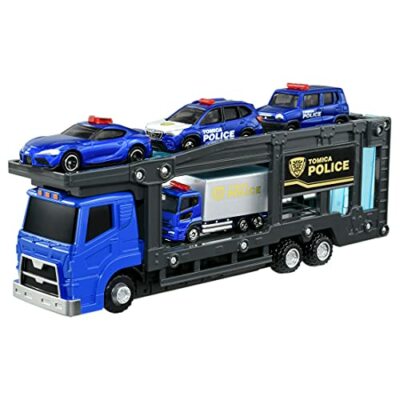 TOMICA　アメリカ車　12台セット Tomica Tomica Police Dispatch! Police Car Carrier Trailer