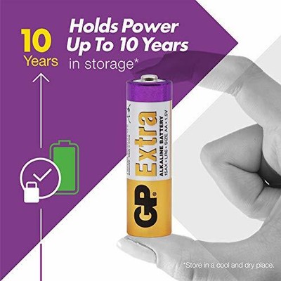 GP Extra Alkaline Batterien AA Longlife (1,5V) 80 Stück (AA Mignon 80 Stück)