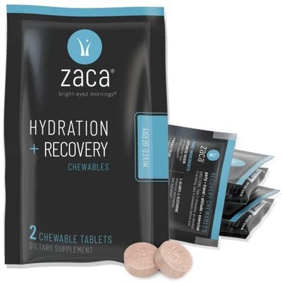 Recovery Chewable Supplement | Hydration + Recovery | Party, Travel, Exercise...