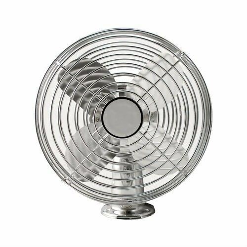 24 Volt All Metal Dash Fan 6" Diameter Blade Truck Tractor Cab RV Horse Trailer