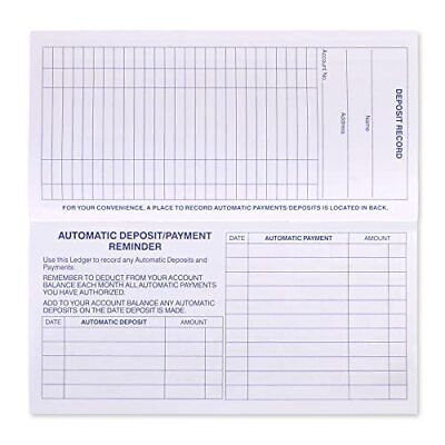18PCS Check Registers for Personal Checkbook Easy to Read Checkbook Register