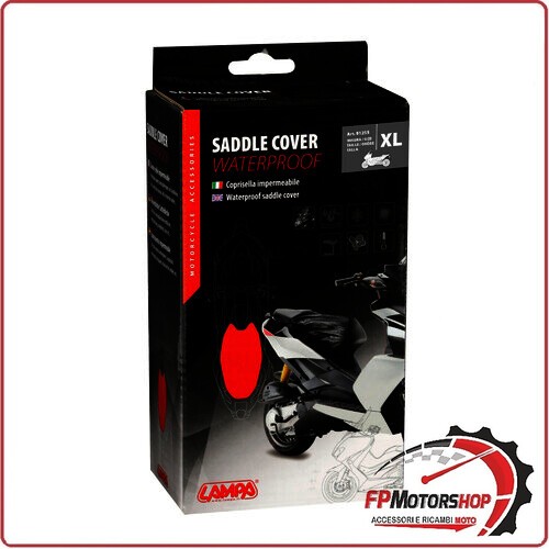 COPRISELLA IMPERMEABILE TAGLIA XL 80X118 CM COPRI SELLA MOTO PROTEZIONE 
