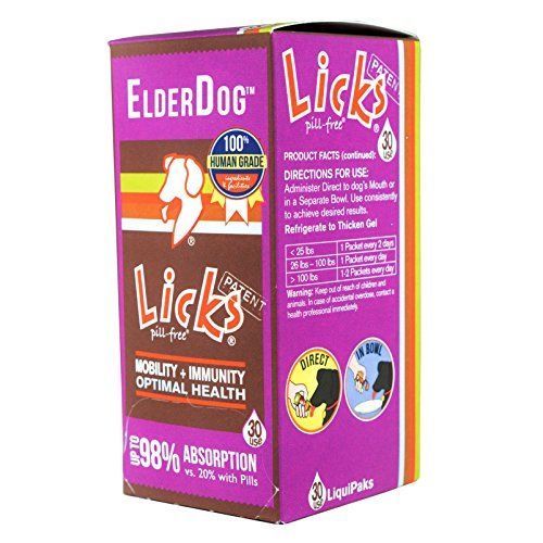 LICKS ElderDog Supplements - 30-use
