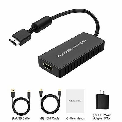 PS2 to HDMI Adapter PS2 HDMI Cable PS2 to HDMI Converter Support 43/169 Scree...