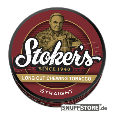 Stoker's Straight Long Cut Kautabak aus Amerika 34g