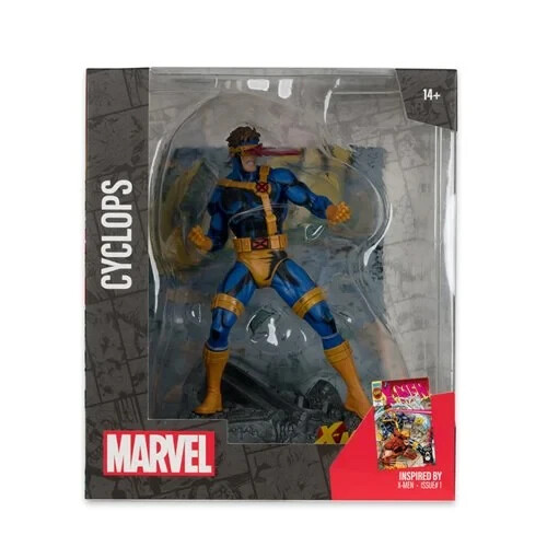 McFarlane Marvel X-Men Cyclops #1 1:10 Scale Posed Figure w/ Scene