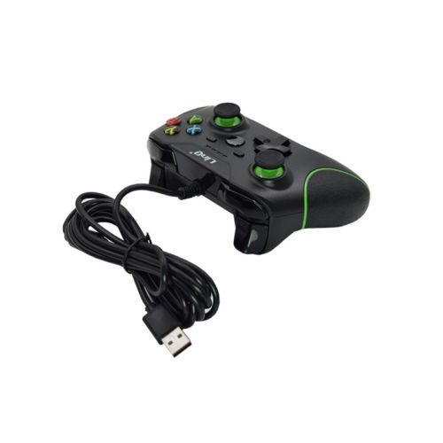 Controller Joypad Nero Linq Con Filo Per Xbox One E Pc Gamepad-/Xb1