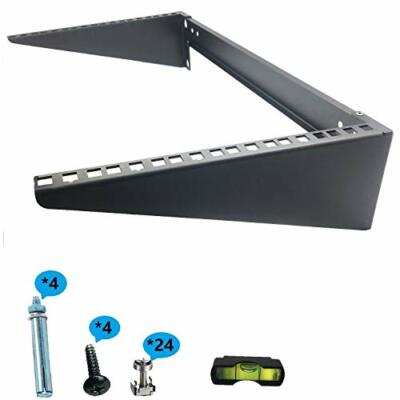 6U 19'' Steel Foldable Wall Mountable Vertical Server Rack with Full Screws
