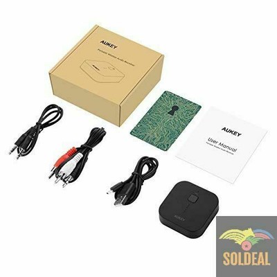Bluetooth-Empfänger 5 Audio-Adapter 18 Stunden Freisprechen Integriertes...