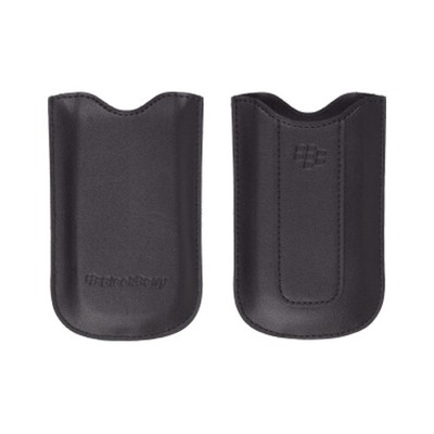 OEM BlackBerry 8120, 8130, 8110 Leather Pocket, Black