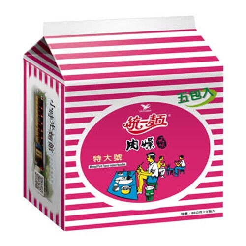 Uni-President] Tung-I Minced Pork Instant Noodles 85g x 5