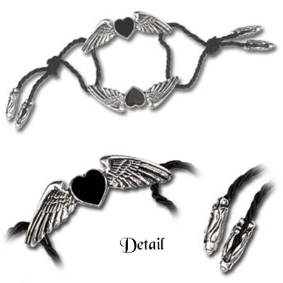 A49 - Coeur Noir Bracelet from Alchemy Gothic 1977