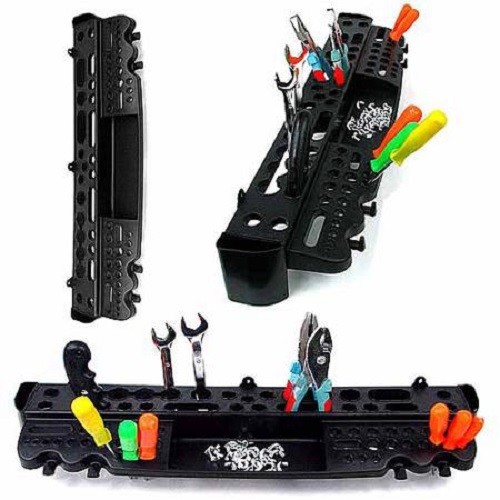 Stalwart 75-3073 Hawk Deluxe Storage Tool Mounting Bar Rack Holder 65 tools Tray