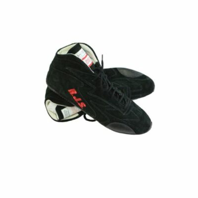 RJS Safety Products 500020161 Mid-Top Driving Shoes - Black; Men's Size 15