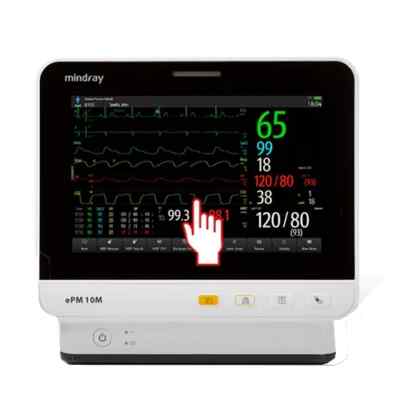 Mindray ePM 10M Patient Monitor NIBP, ECG, Arrhythmia, Masimo SpO2 Resp, Temp