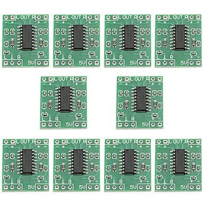 10 PCS Super Mini PAM8403 Module 2 3W Class D Digital Amplifier Board Amplifi...