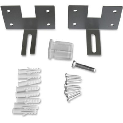 Lorell Panel Wall Brackets - Aluminum - Aluminum (llr-90262) (llr90262)